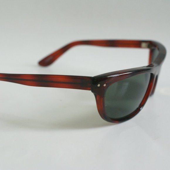 NWT TruVintage Biker Wrap around classic 90's fashion glass G-15 lens Sunglasses - Picture 2 of 9